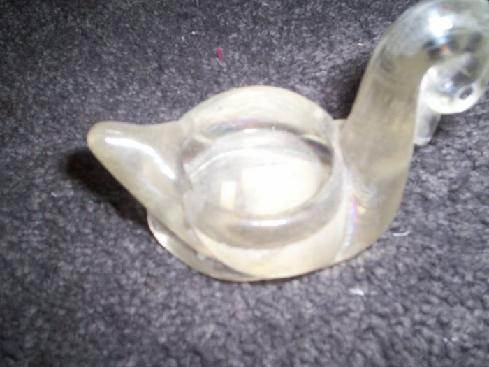 Crystal Swan Tealight Holder