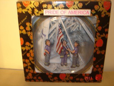 Pride Of America Commerative Plate 9/11 by Suanti Galleries