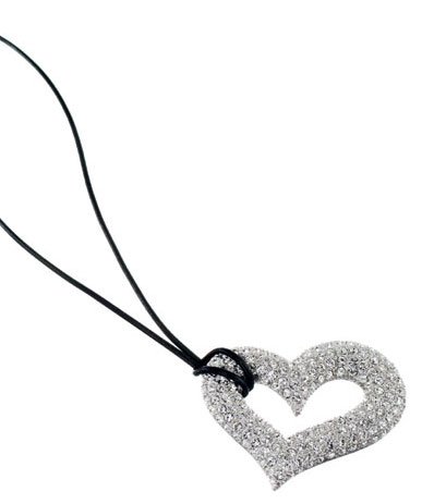 Lady Swarovski Crystals Necklace Jewelry Jewellery NEW - HEART DIVA