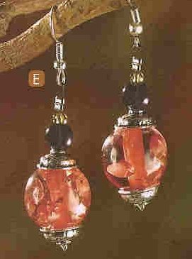 NEW RIO CORAL EARRINGS (PAIR) (#39595)