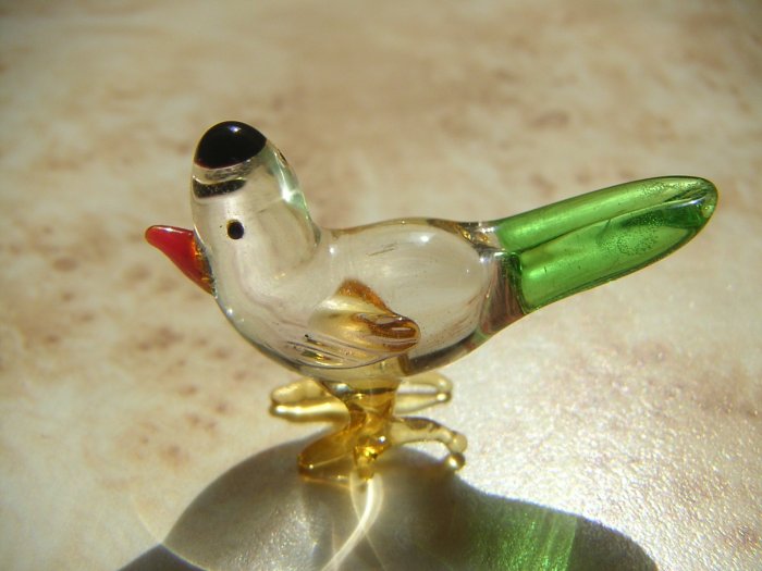 Glass Chicken Miniature