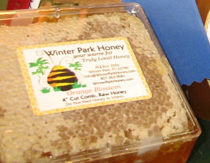 4 Inch Cut Comb Honey - Raw, Pure, Natural
