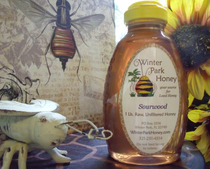 Sourwood 16oz - Raw, Unheated, Unfiltered, Unprocessed