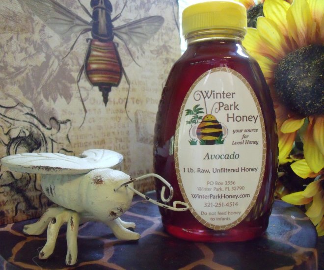 16 oz Avocado Honey (raw, unheated, unprocessed)