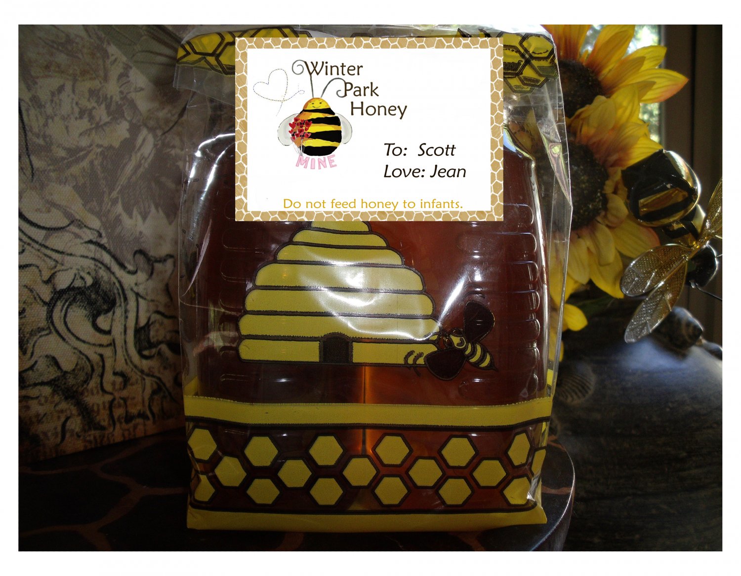 Valentines Special (Raspberry and Blackberry Twist in personalized bee bag)