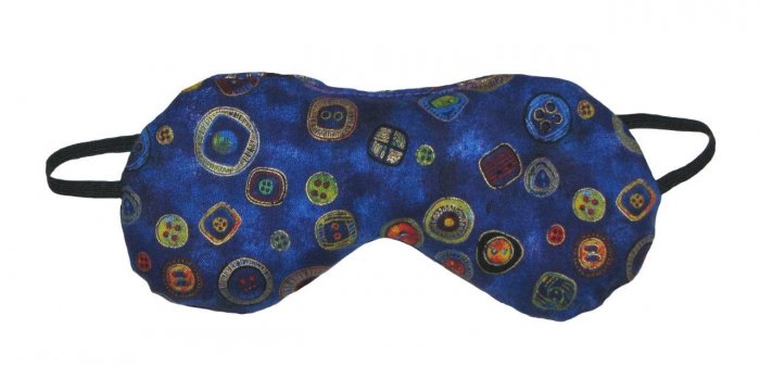 Blue pattern with buttons