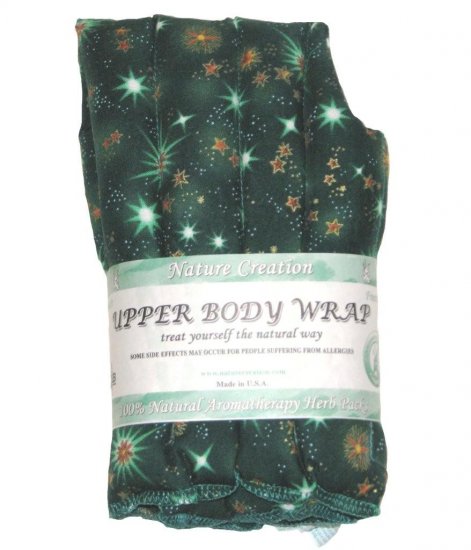 Green with stars pattern