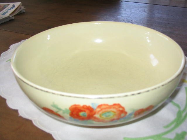 Hall Orange Poppy Vegetable Bowl