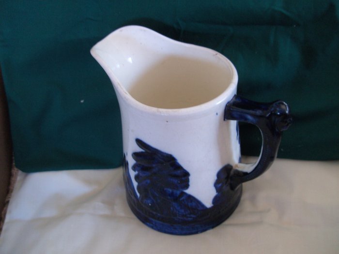 Old Sleepy Eye Stoneware Pitcher-Monmouth Illinois