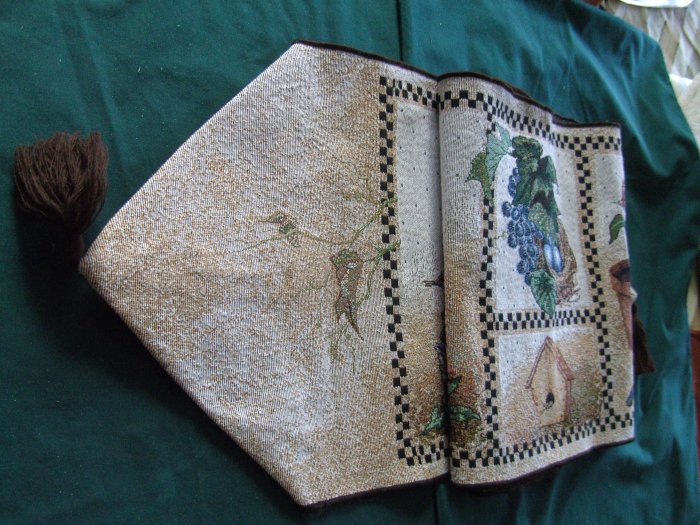 Contemporary Table Runner Country or Spring Motif