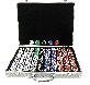 1,000 Clay Poker Chips w/ in ALUM Case