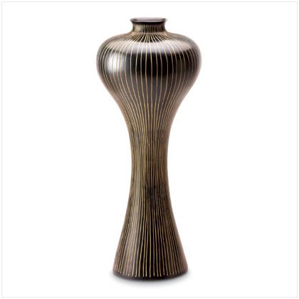 Striped and Shapely Vase