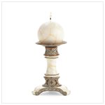 Marble Candleholder with Candle