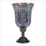 Mosaic Hurricane Lamp