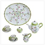 Spring Green Miniature Tea Set