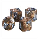 Safari Pattern Candle Set