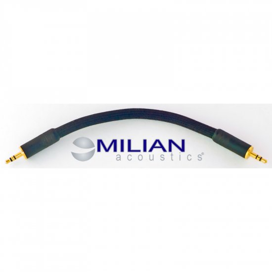 Milian Acoustics 6 Inch 3.5mm Mini Plug OFC Headphone Amplifier Interconnect Cable