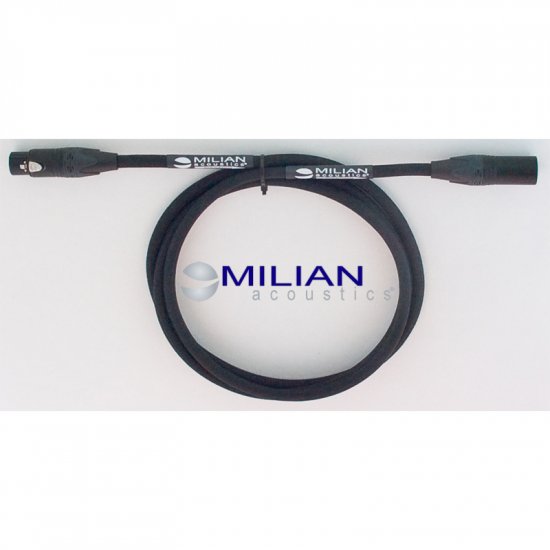 Milian Acoustics 3 Ft. 3 Pin XLR OFC Balanced Headphone Amplifier Cable