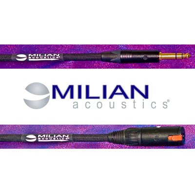 10' Milian Acoustics 1/4" TRS Headphone Extension Cable