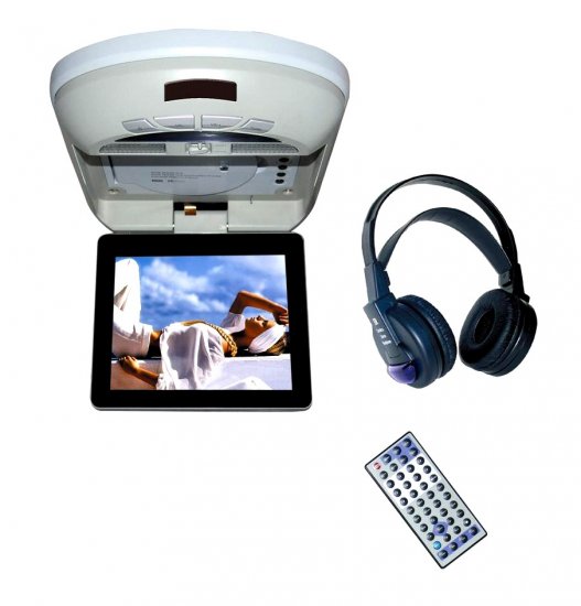 8 inch flip down monitor with car DVD