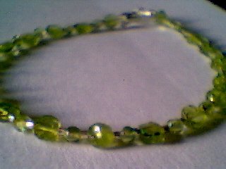 Genuine Peridot & Sterling Silver Bracelet