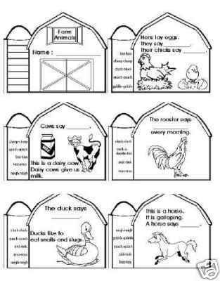 Collection of FARM ANIMALS Printable Images 54 Pages