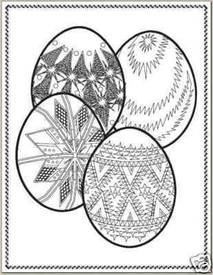 Collection of EASTER EGGS Printable Images 59 Pages