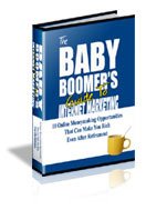 The Baby Boomers Guide To Internet Marketing