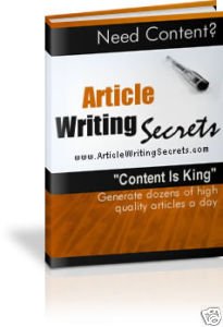Article Writing Secrets Create killer articles