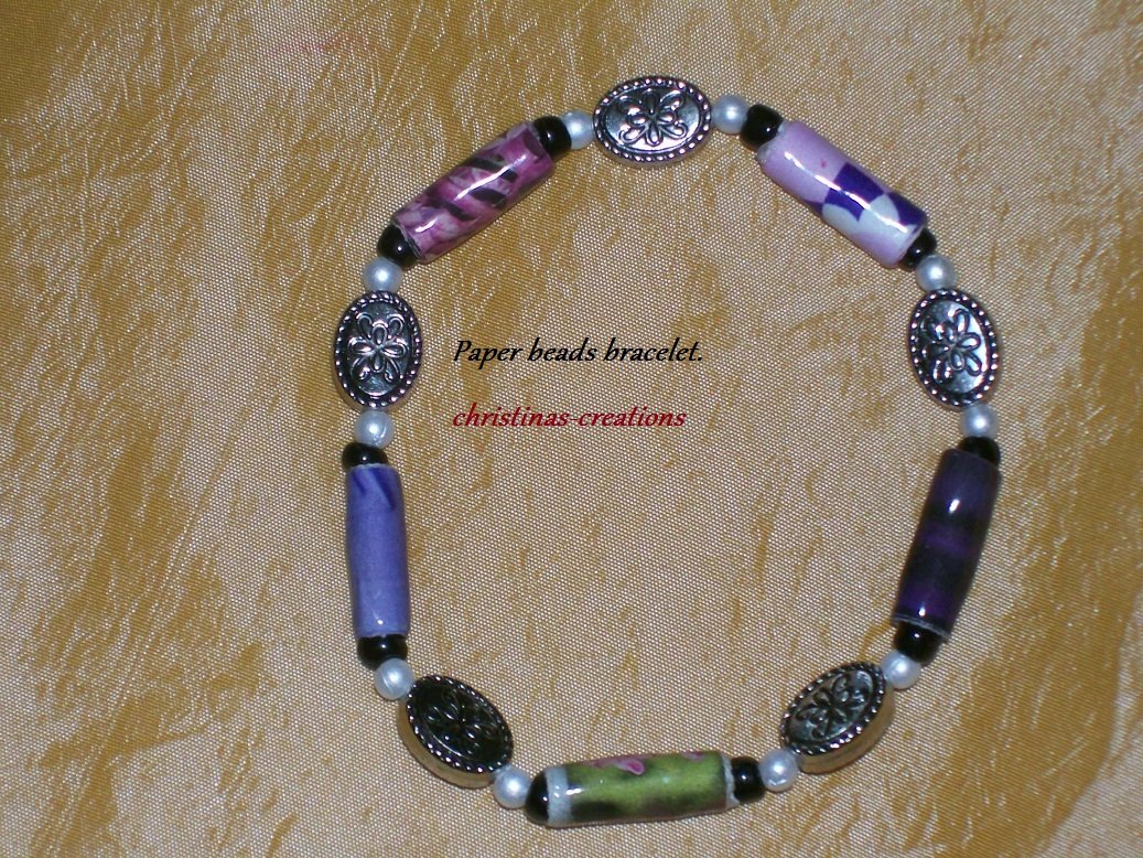 Lovely Purple Beaded Bracelet