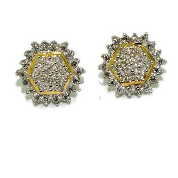 Diamonds Earrings - Invisible White Diamond Earrings