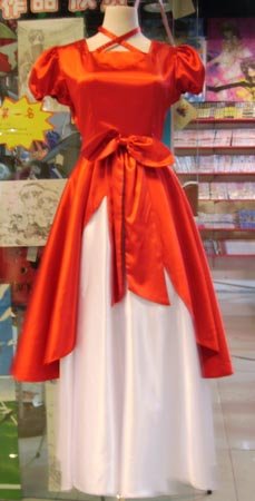 Lolita cosplay dress red