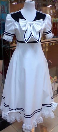 Lolita cosplay white dress