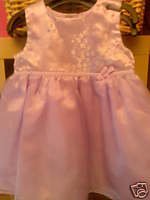 BABY GIRLS LILAC DRESS BRAND NEW AGE 6-9 MONTHS LINED BRAND NEW NO TAGS