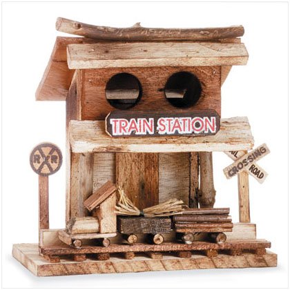 Train Station Birdhouse