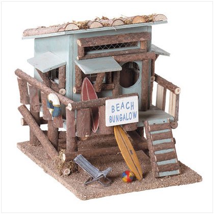 Beach Bungalow Birdhouse