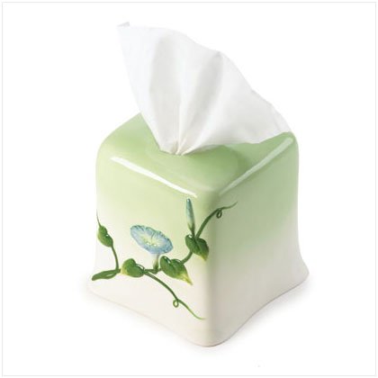 Morning Glory Tissue Box Holder