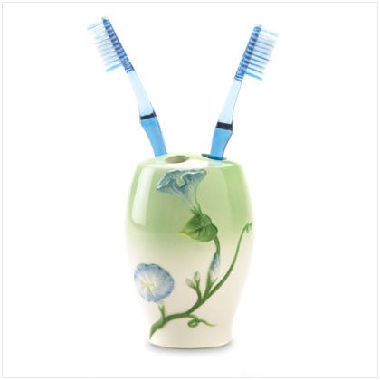 Morning Glory Toothbrush Holder