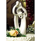 Circle of Love Bride & Groom Wedding Cake Topper Top Figurine Ornament