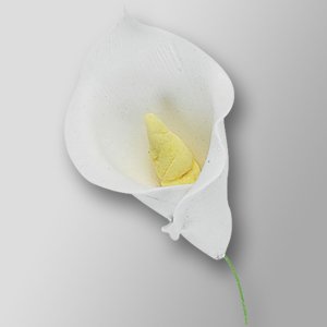 25 x Medium White Calla Lily Sugar Gum Paste Flower Wedding Cake Display Toppers