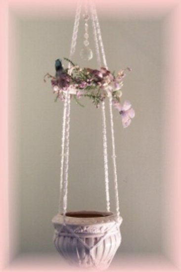 Austrian Crystal with Birds & Butterfly Plant Hanger
