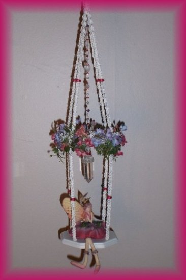 Hanging Rose Fairy Swing