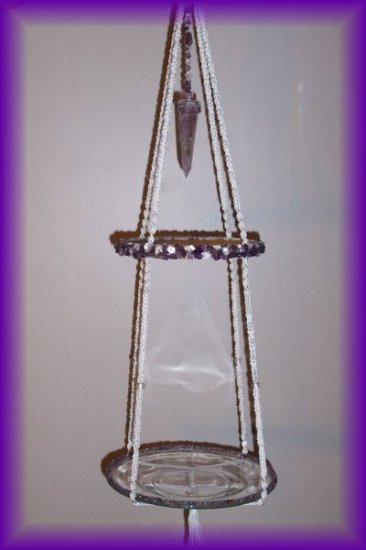 Hanging Amethyst Display Shelf