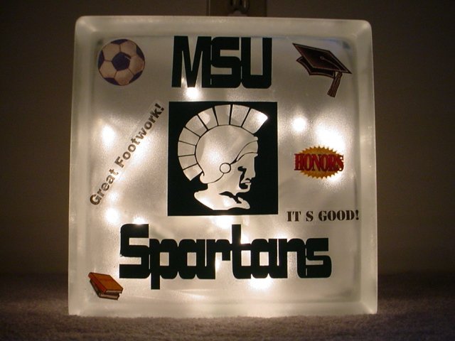 Michigan State Block Nightlight