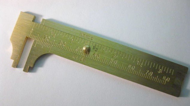 Sturdy Brass Gauge for Jewelry Projects
