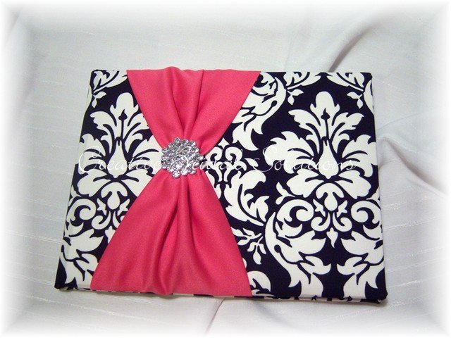 Damask Guest Book