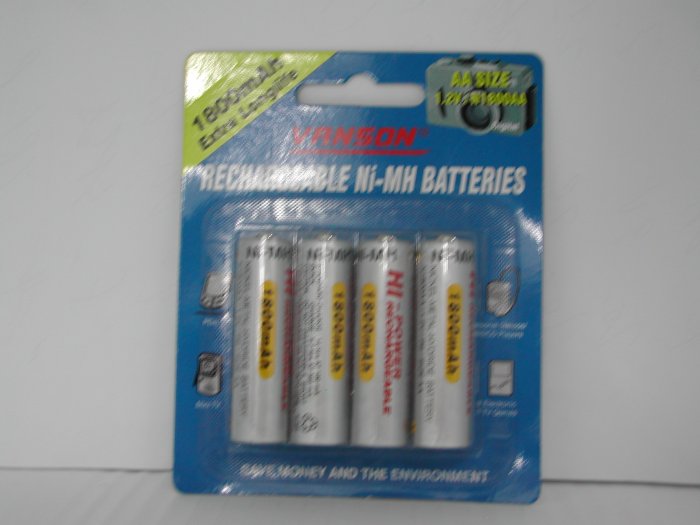 Vanson Rechargeable Battery (750mAh with 3A size)