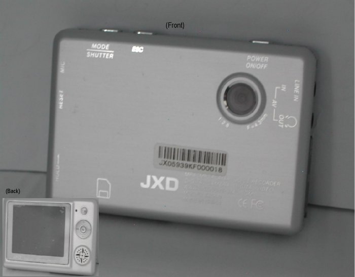 JXD 4Z-681-512 MP4 player with camera