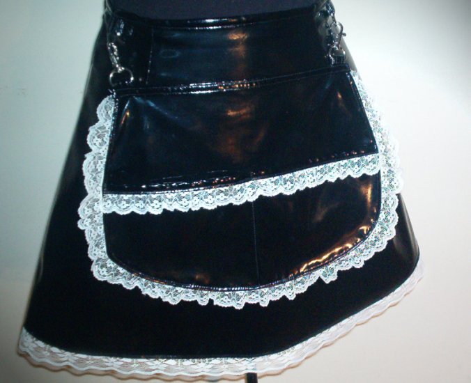 Maid For Pleasure - PVC Maid Skirt w/detach. Apron SA1-4016