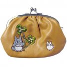 3 left- Purse Gamaguchi - Totoro & Chu & Kurosuke Embroidered - Synthetic Leather - 2010 (new)
